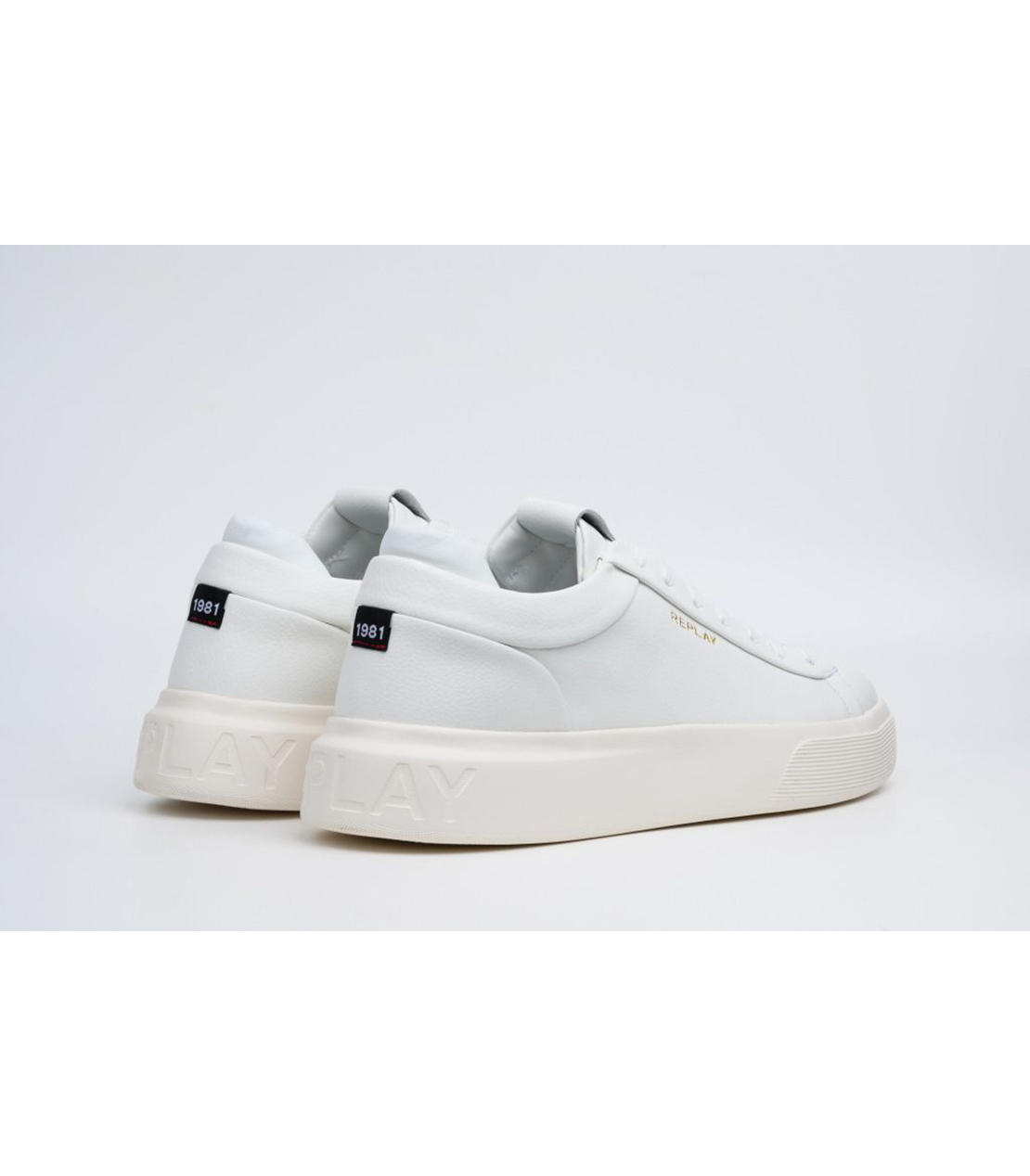 ノッティングダブルレザースニーカー 詳細画像 ホワイト 2